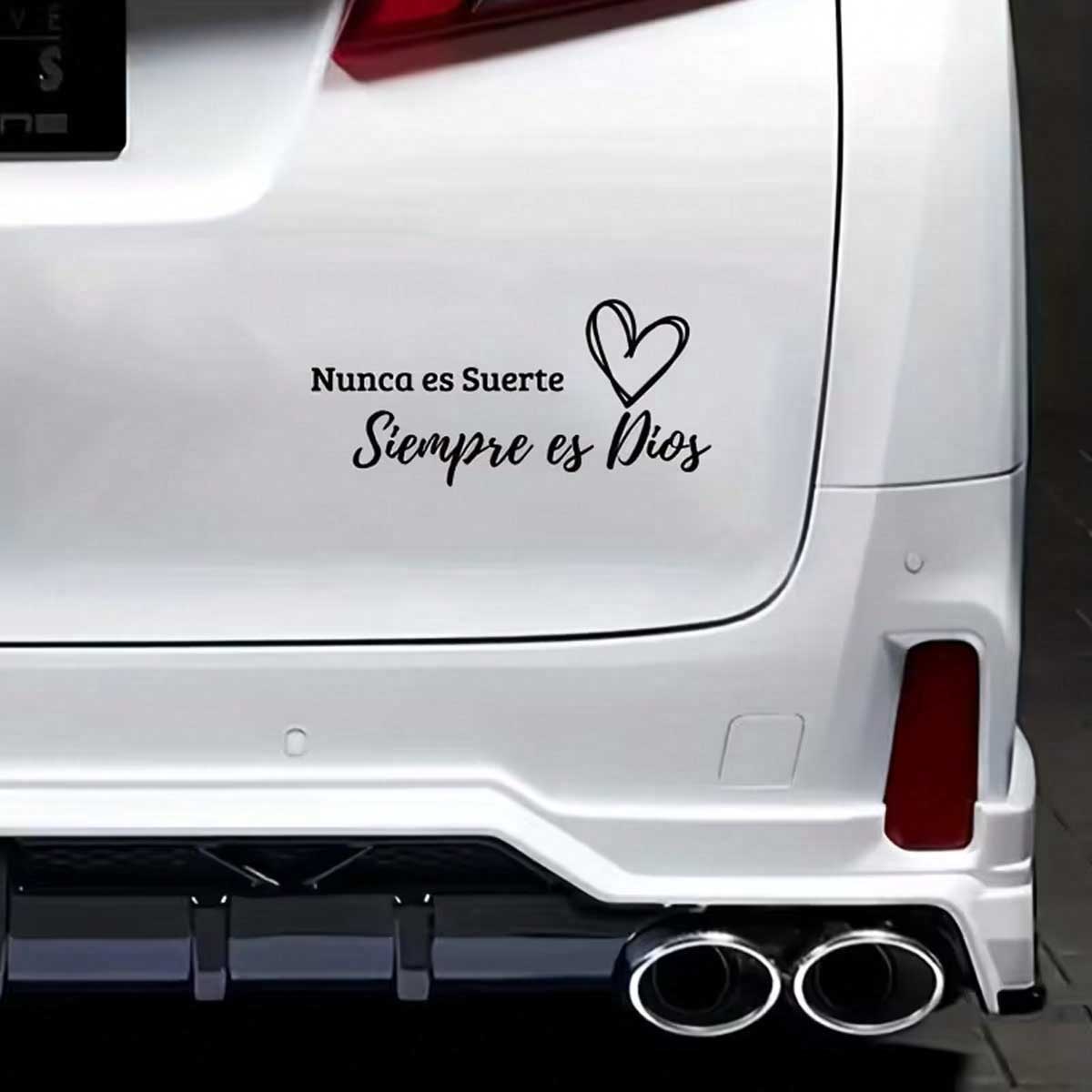 Glass Door Hinge - Geen geluk, maar eeuwige stickers, spiegelstickers,