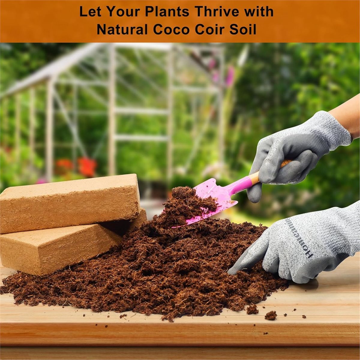 Substrate Coconut Fiber - 【STABIELE KWALITEIT】3-pack stenen blokjes, voor planten,