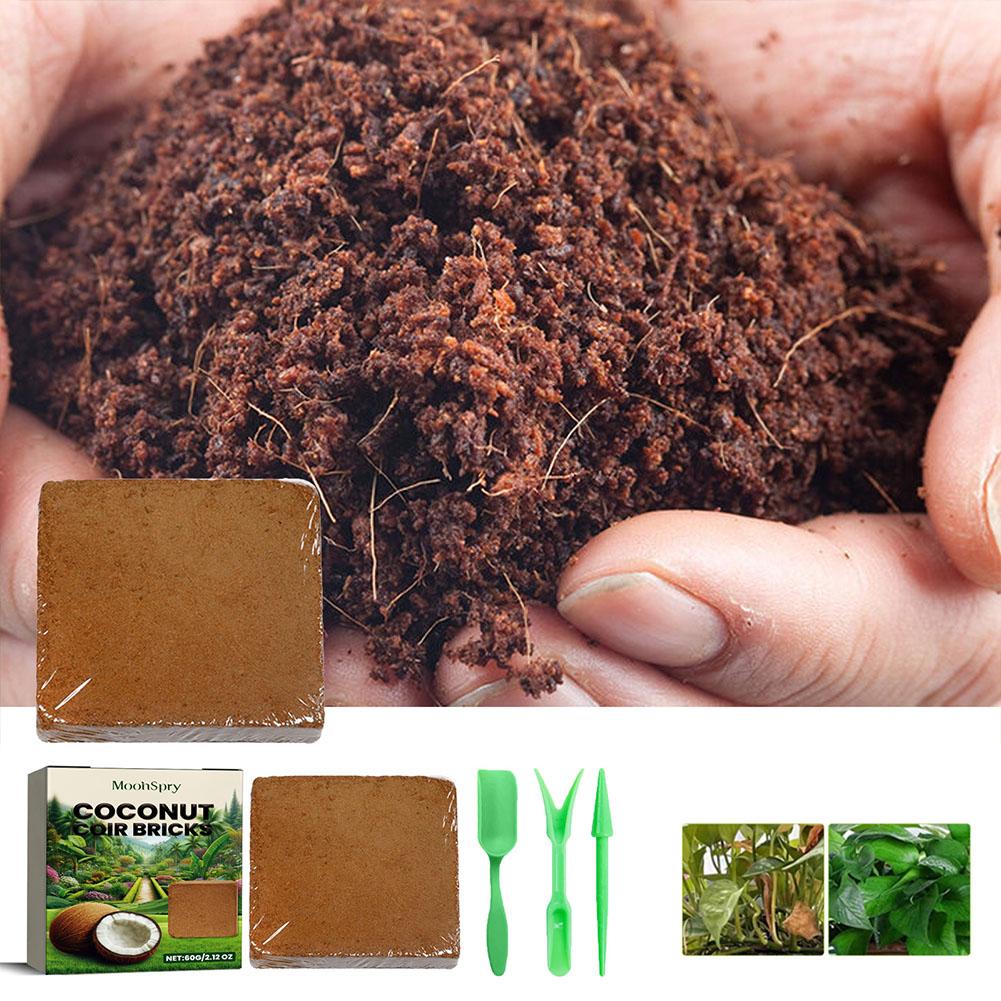 Substrate Coconut Fiber - Kokosvezelblok - Biologisch potgrondsubstraat, verbetert de