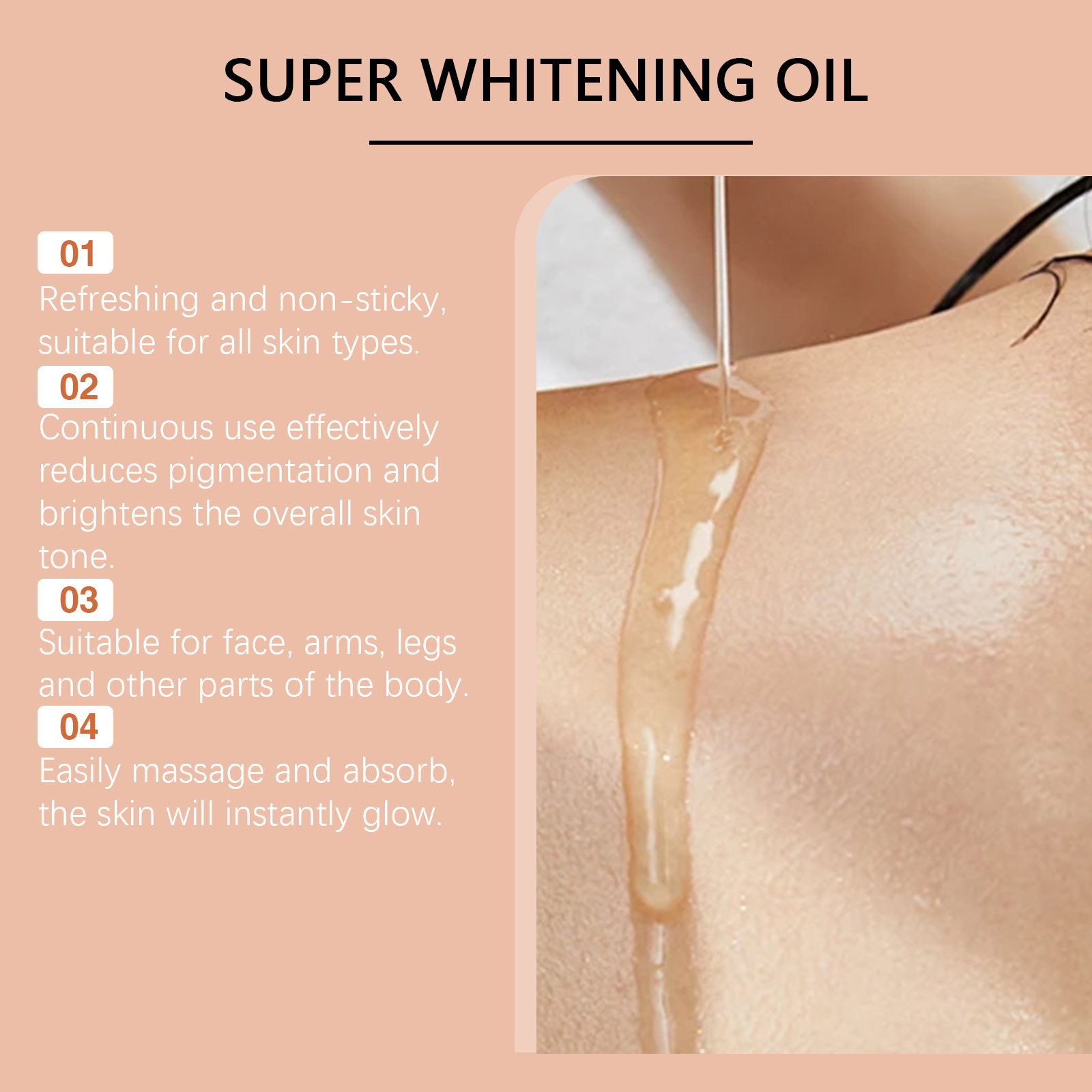 Body Whitening Olie 100 ml Nat - Substrate Coconut Fiber recensie en prijs